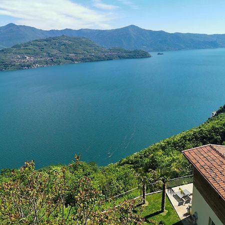 Mia Isola With Lake View, Garden And Swimming Pool Parzanica Εξωτερικό φωτογραφία