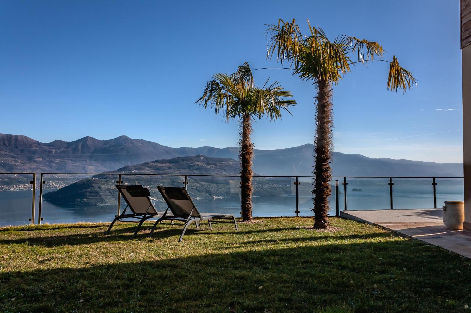 Mia Isola With Lake View, Garden And Swimming Pool Parzanica Εξωτερικό φωτογραφία