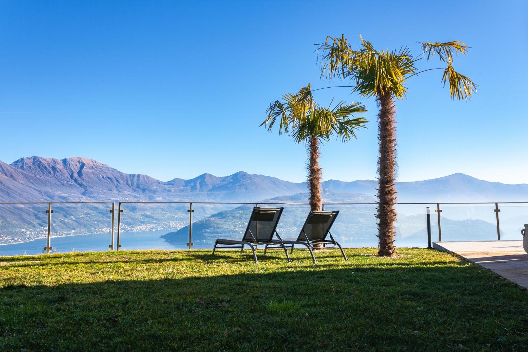 Mia Isola With Lake View, Garden And Swimming Pool Parzanica Εξωτερικό φωτογραφία